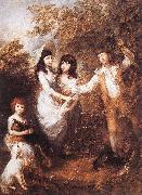 GAINSBOROUGH, Thomas The Marsham Children rdfg oil painting